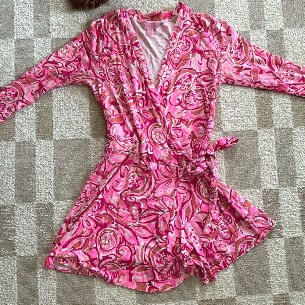 Lilly Pulitzer Tiki Wrap Romper
